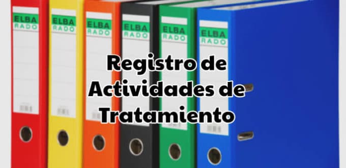 registro de actividades de tratamiento