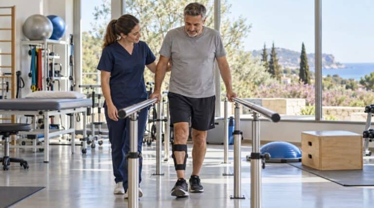 paciente de neurorrehabilitacion en aguas vivas